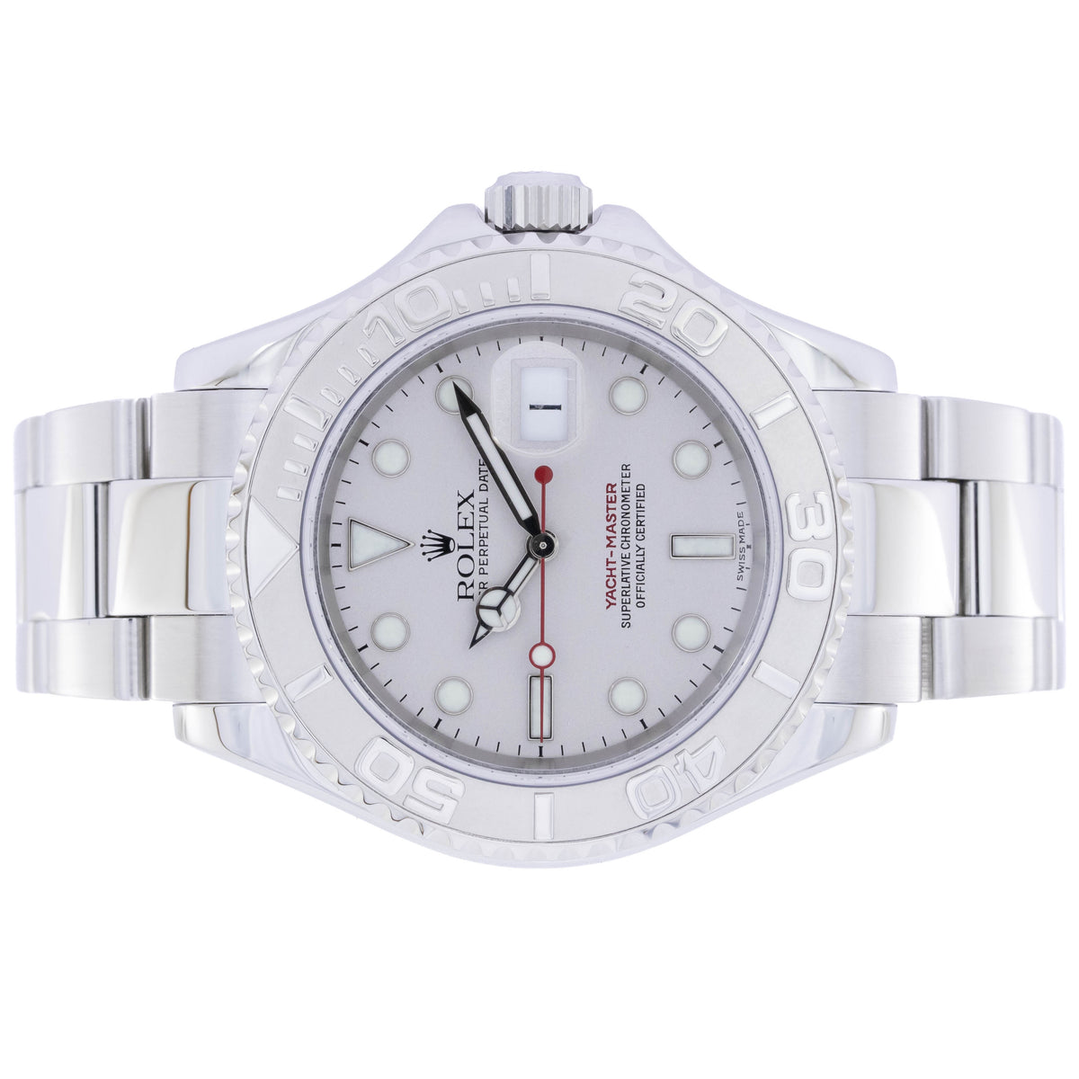 Rolex Yacht-Master 40 Rolesium | Platin Bezel | Box and Papers | 2003 | 16622