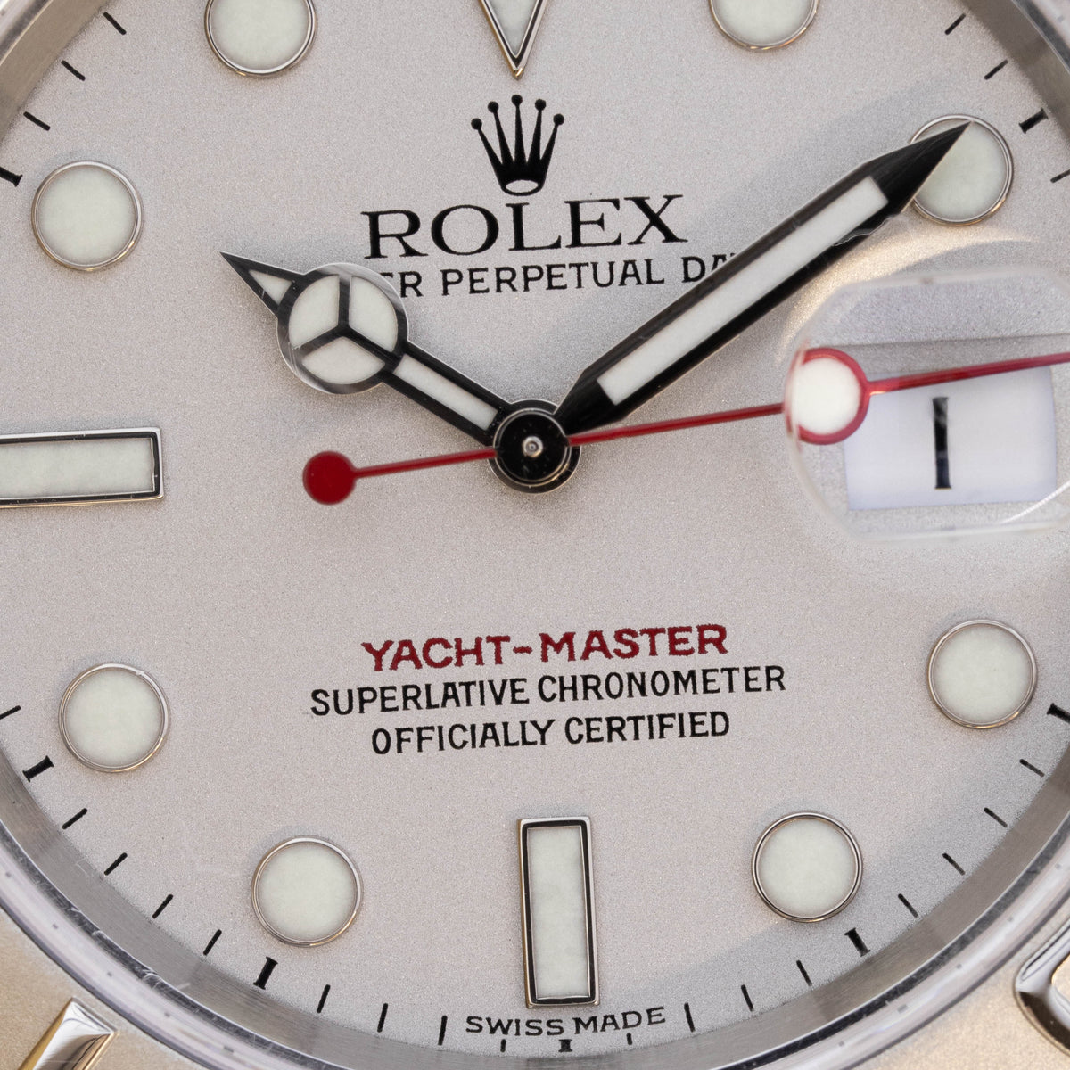 Rolex Yacht-Master 40 Rolesium | Platin Bezel | Box and Papers | 2003 | 16622