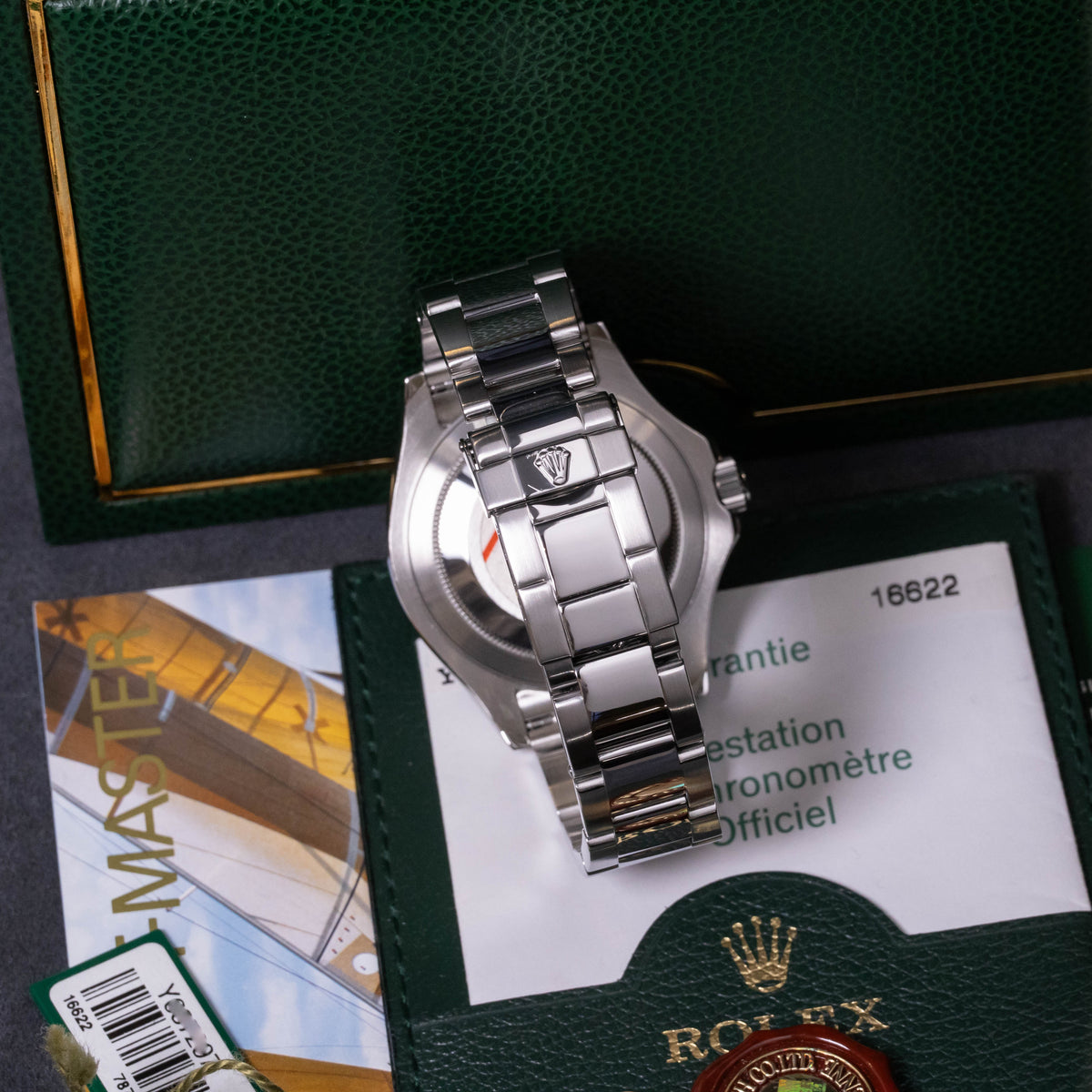 Rolex Yacht-Master 40 Rolesium | Platin Bezel | Box and Papers | 2003 | 16622