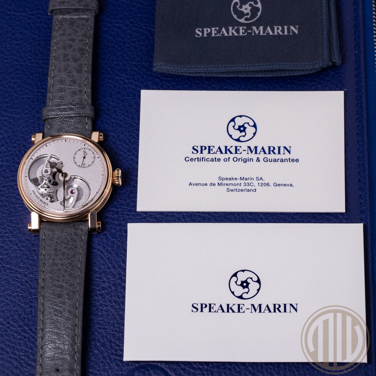 Speake-Marin Openworked Sandblasted Red Gold New | Unworn | Fullset | 2025