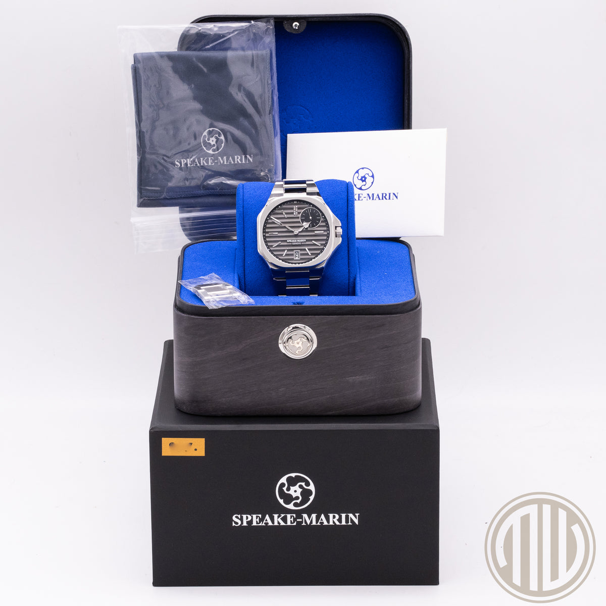 Speake-Marin Ripples Date Black Dial | Stainless-Steel | Box and Papers | 2025