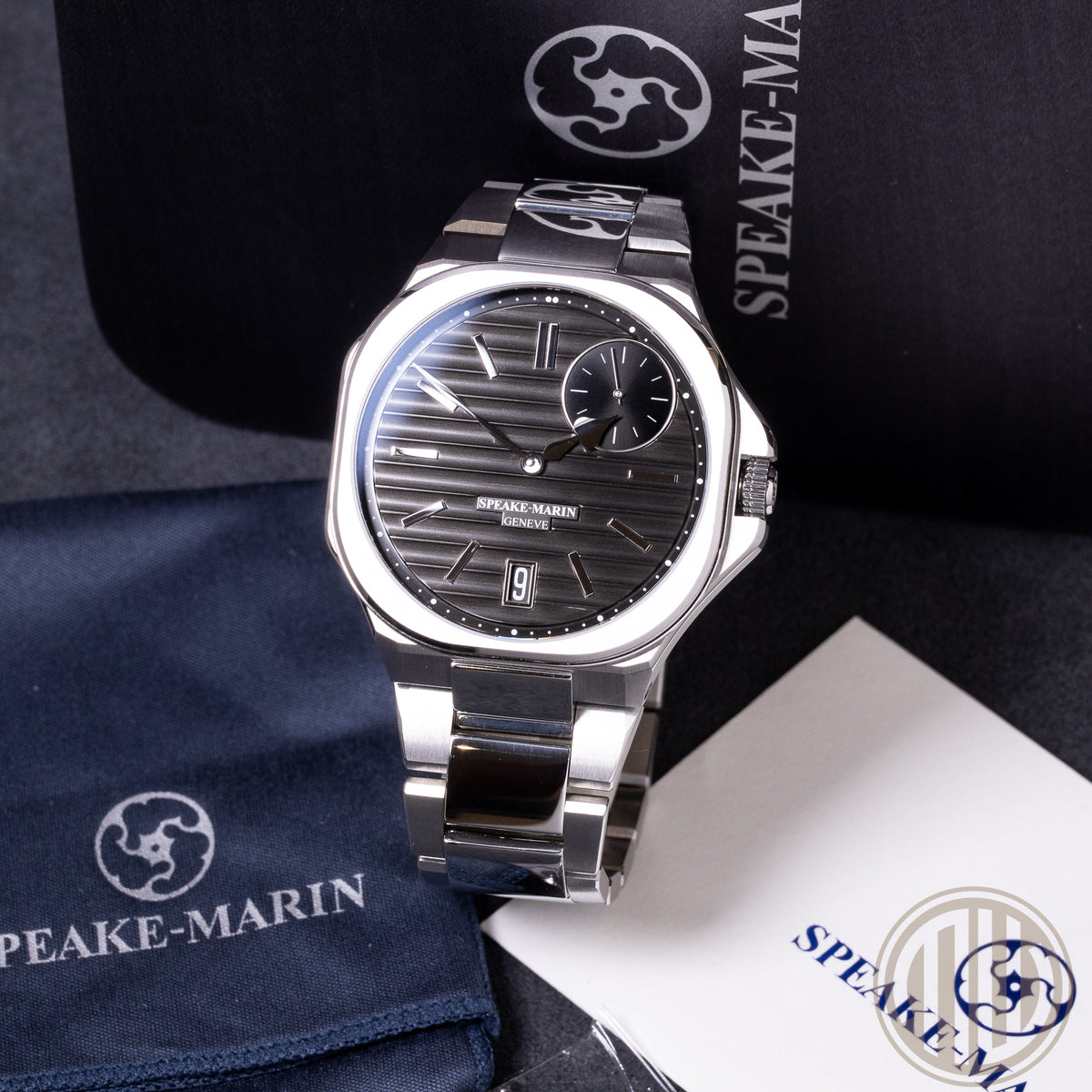 Speake-Marin Ripples Date Black Dial | Stainless-Steel | Box and Papers | 2025