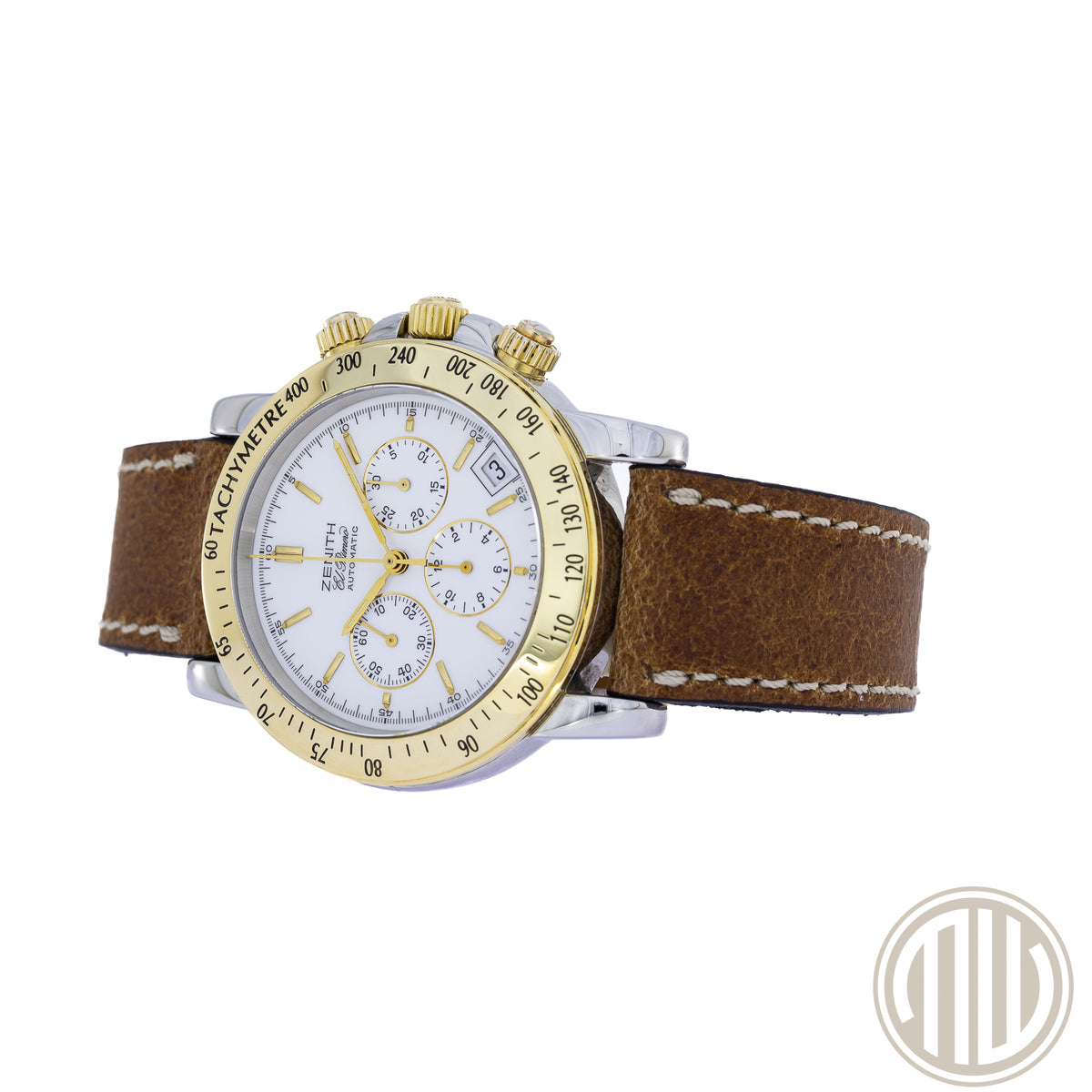 Zenith El Primero Rainbow Chronograph White Dial | Bicolor | Box and Papers | 1993 | Top Condition