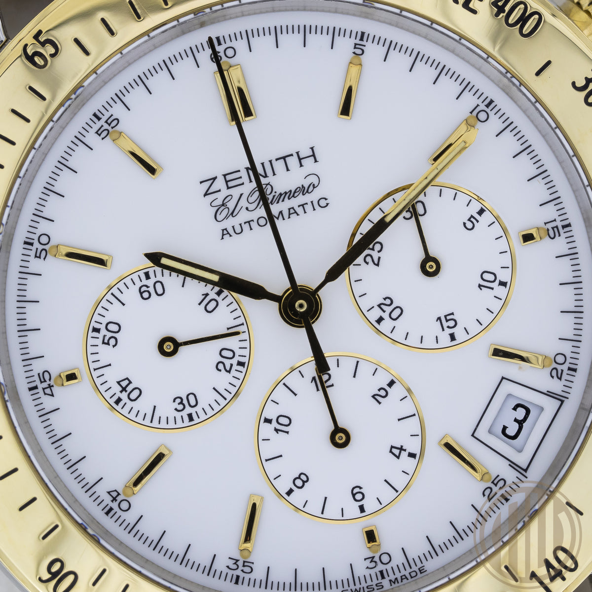 Zenith El Primero Rainbow Chronograph White Dial | Bicolor | Box and Papers | 1993 | Top Condition