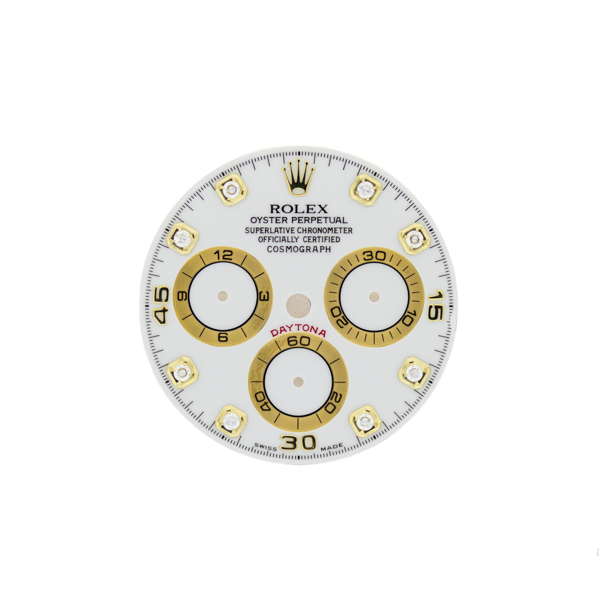 Rolex Daytona Diamante Dial Blanco para Ref: 116523 | 116503