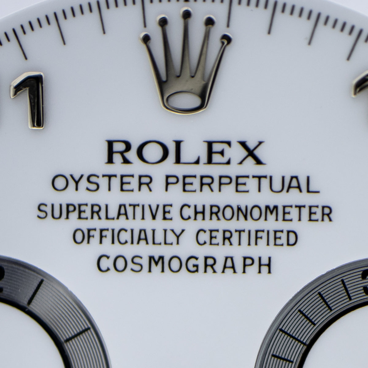 Rolex Daytona White Dial for Ref: 116519 or Caliber 4130