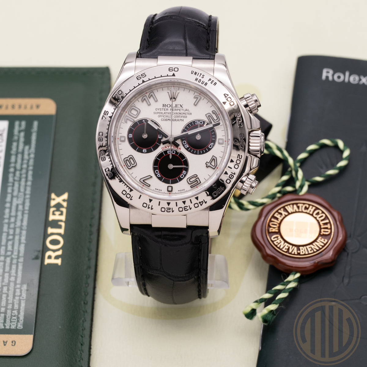 Rolex Daytona Silver Racing Dial | 750 Whitegold | Box and Papers | 2010 | Ref: 116519