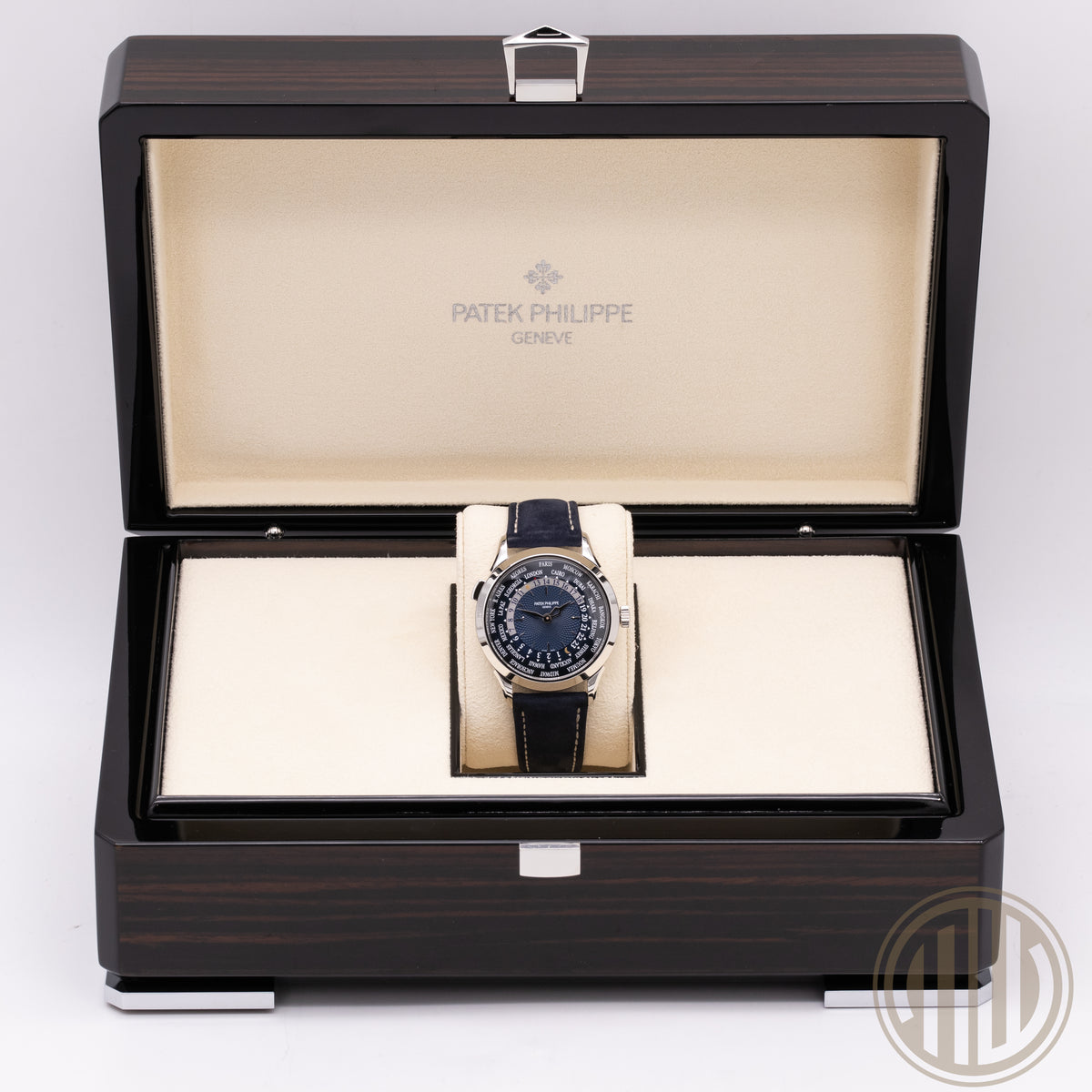 Patek Philippe World Time | 950 Platinum | Blue Dial | Fullset | 2023 | Ref: 5230P-001