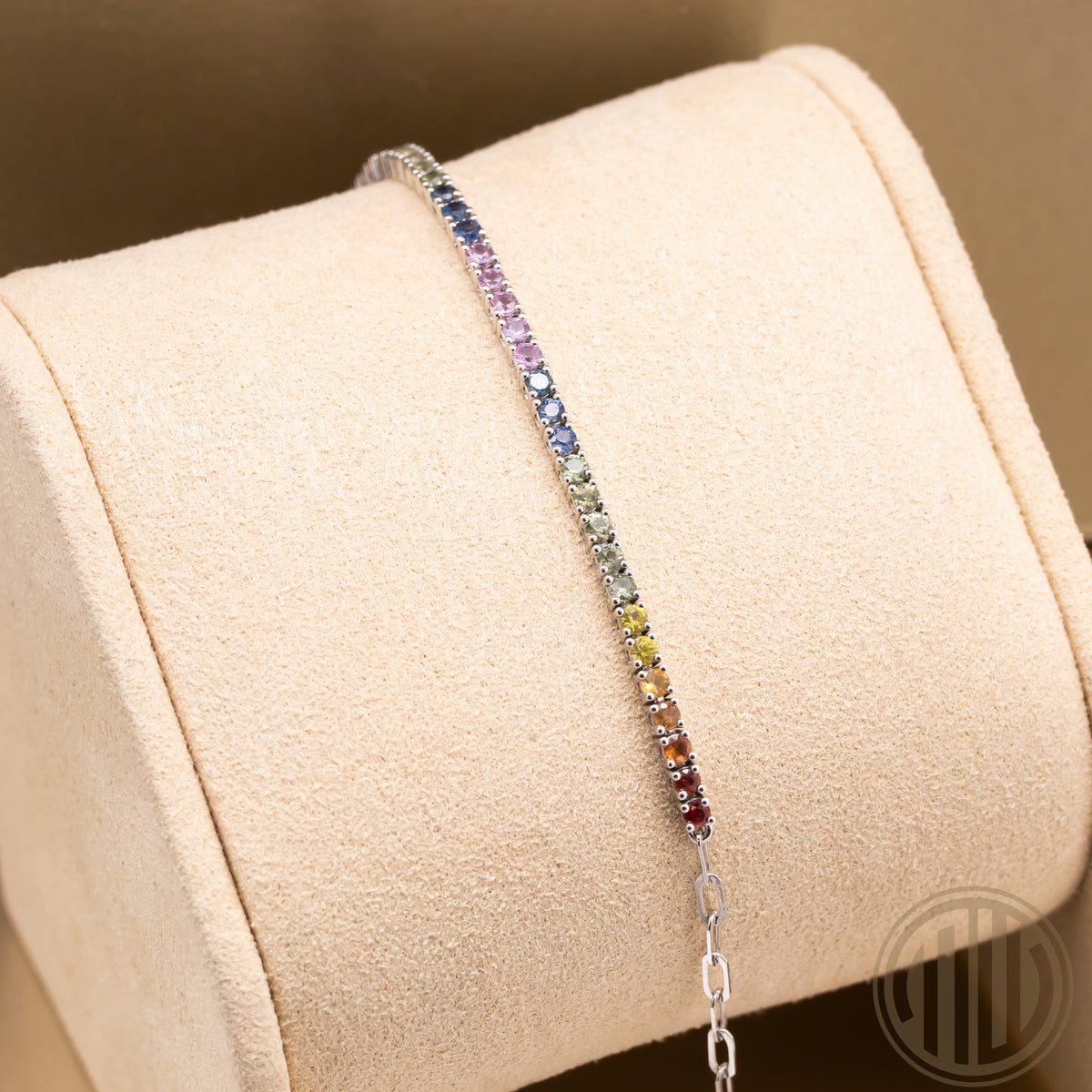 Armband "Rainbow" 750 Weißgold 1.40ct