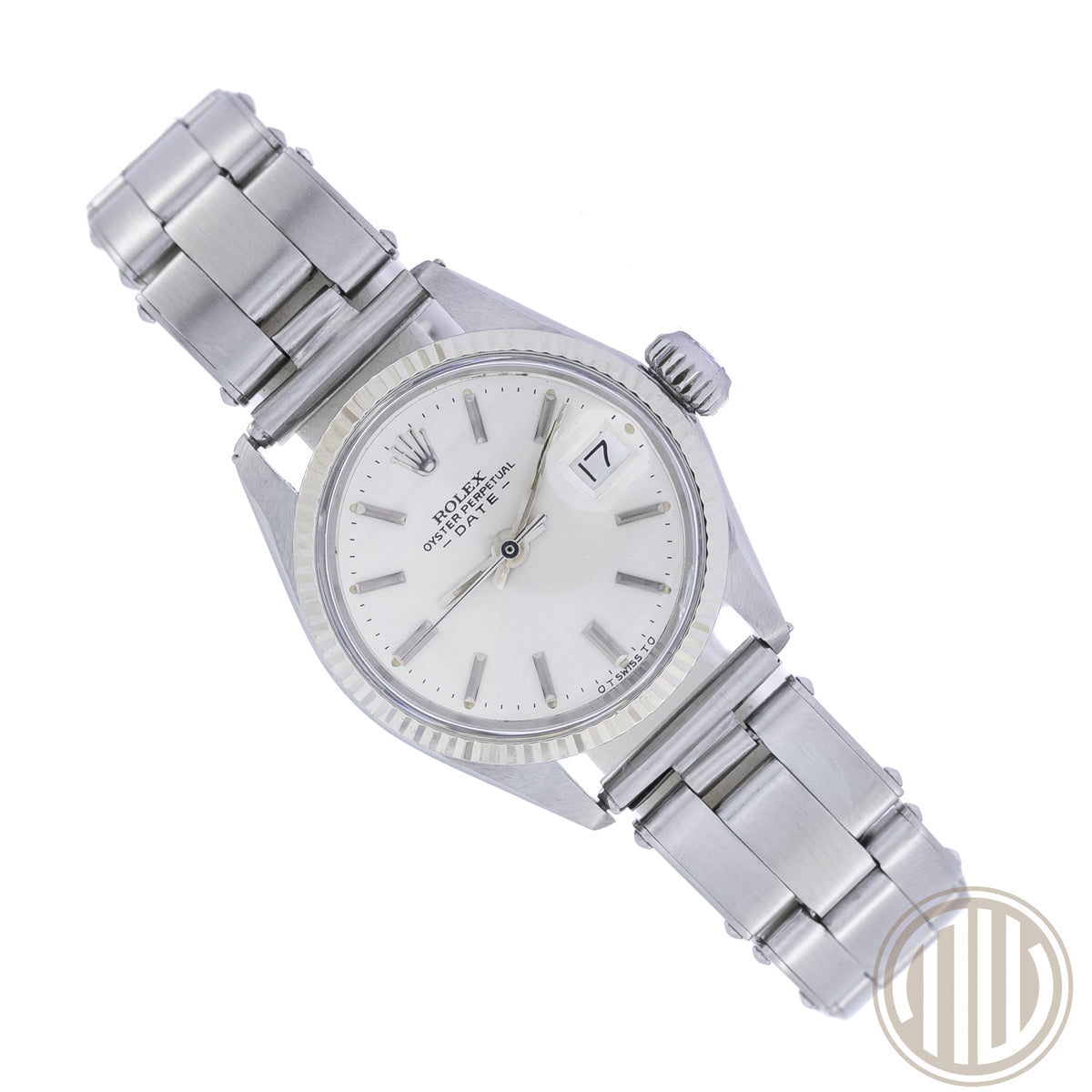 Rolex Oyster Perpetual Lady Date New-Service | Whitegold | Ref: 6517