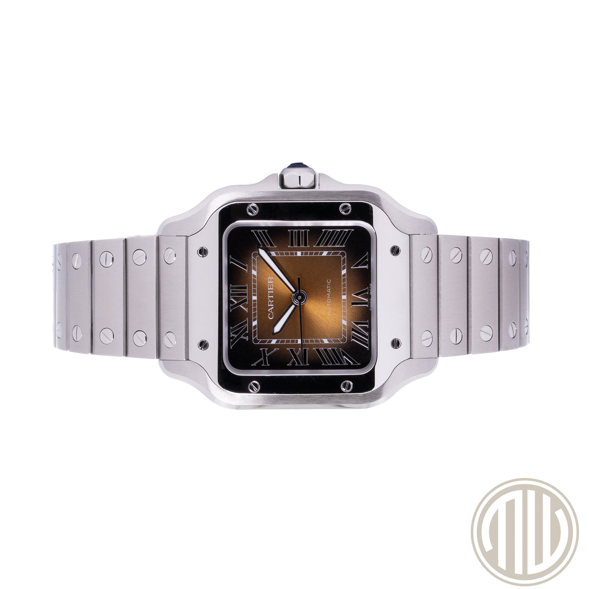 Cartier Santos Medium | Brown Dial | Stainless-Steel | Box and Papers | 2024 | Ref: WSSA0065