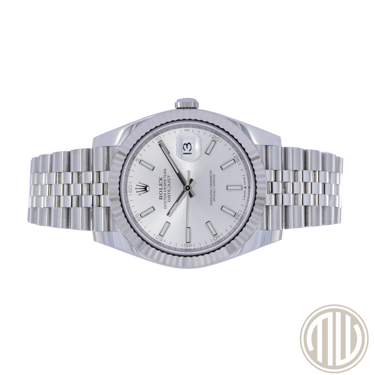 Rolex Datejust 41 Silver Dial | Fluted Bezel | Box and Papers | 2023 | Ref: 126334