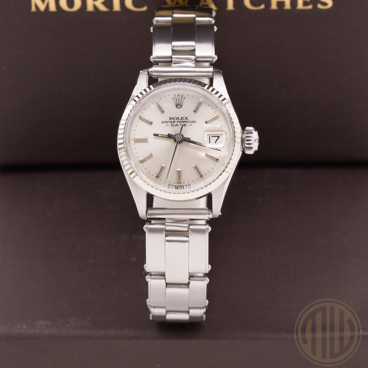 Rolex Oyster Perpetual Lady Date New-Service | Whitegold | Ref: 6517