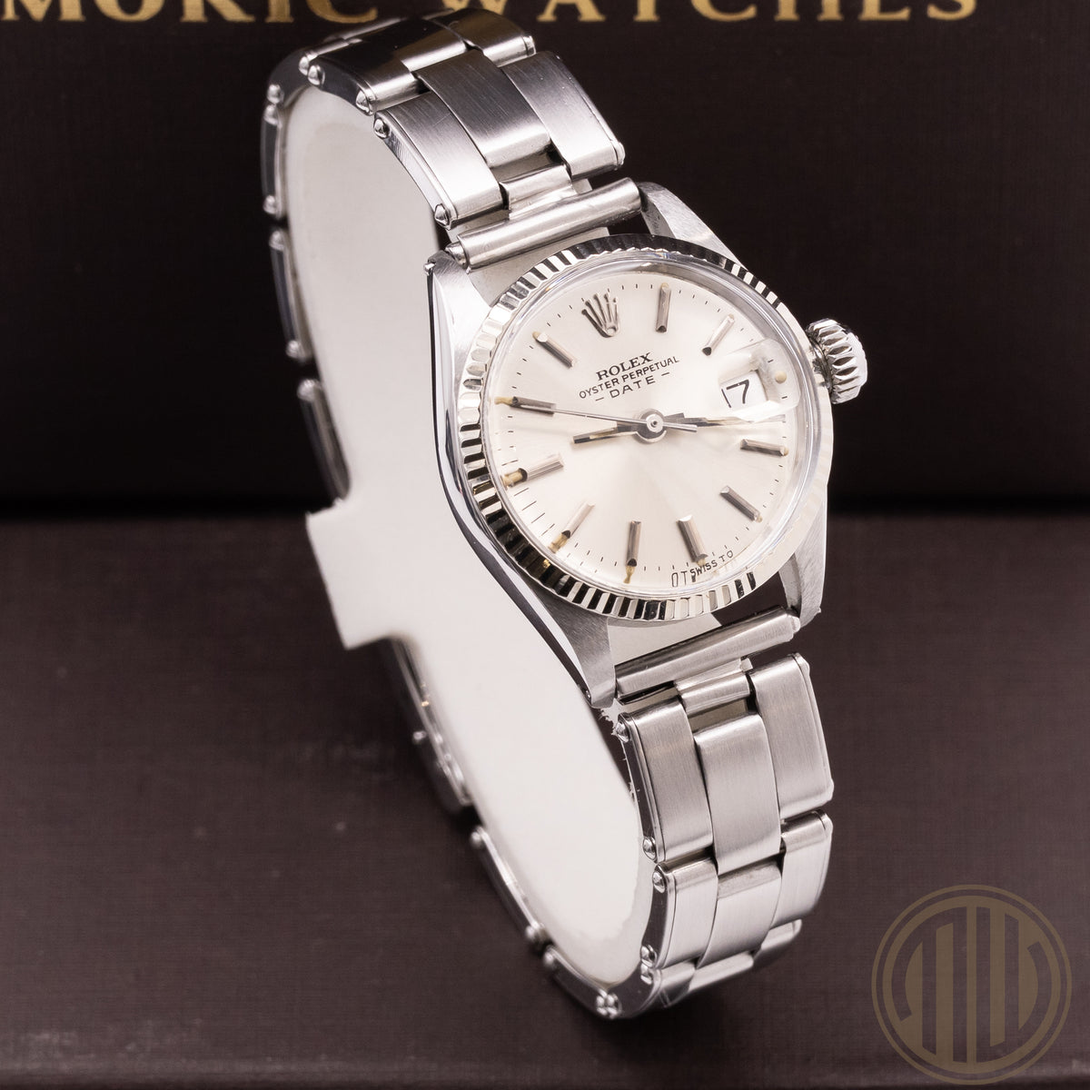 Rolex Oyster Perpetual Lady Date New-Service | Whitegold | Ref: 6517