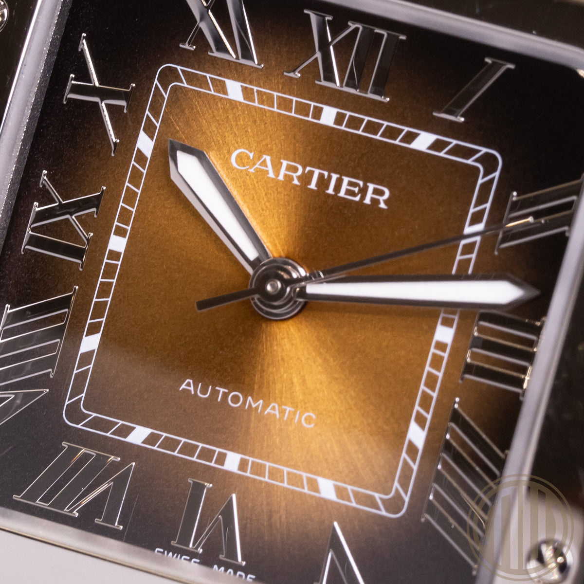 Cartier Santos Medium | Brown Dial | Stainless-Steel | Box and Papers | 2024 | Ref: WSSA0065