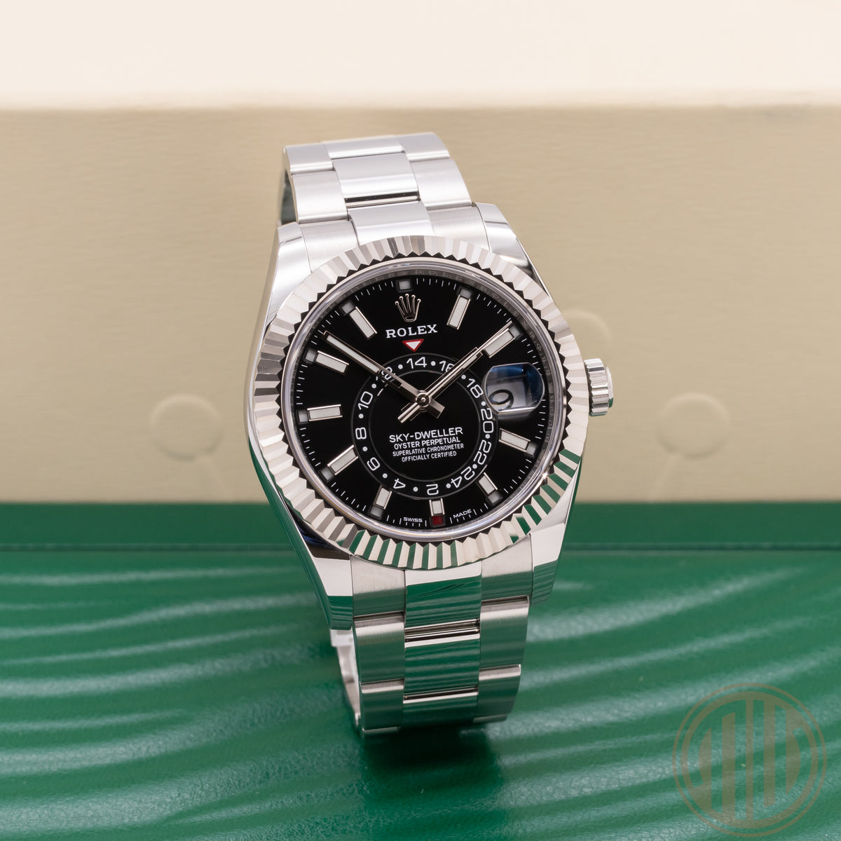 Rolex Sky-Dweller Black Dial | Steel | Box and Papers | 2019 | Ref: 326934