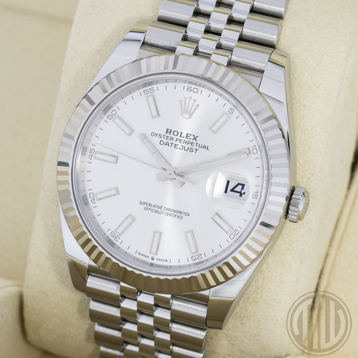 Rolex Datejust 41 Silver Dial | Fluted Bezel | Box and Papers | 2023 | Ref: 126334