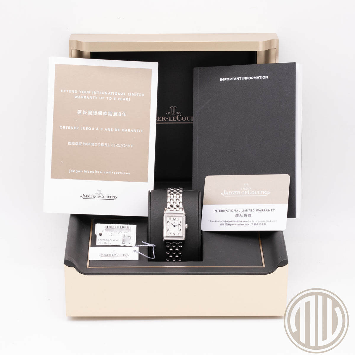 Jaeger-LeCoultre Reverso Classic Small Monoface | Orig.Invoice | Quarz | Box and Papers | 2023