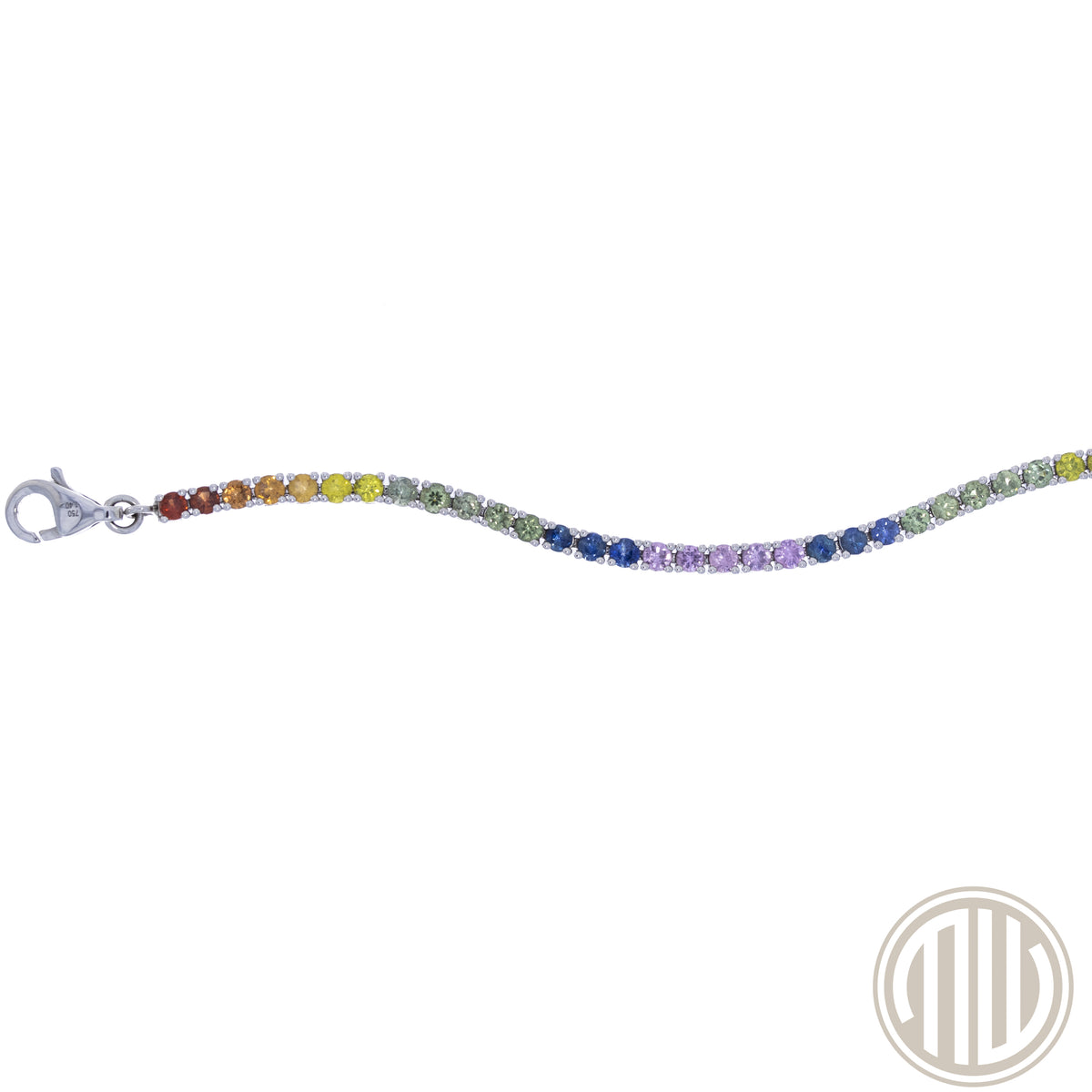 Armband "Rainbow" 750 Weißgold 1.40ct